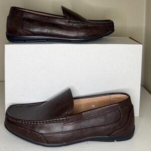 Men's J. Ferrar sz 12 Brown Leather Loafers